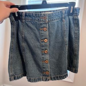 Denim Mini Skirt